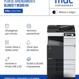 Plan de Arrendamiento Blanco y negro #4